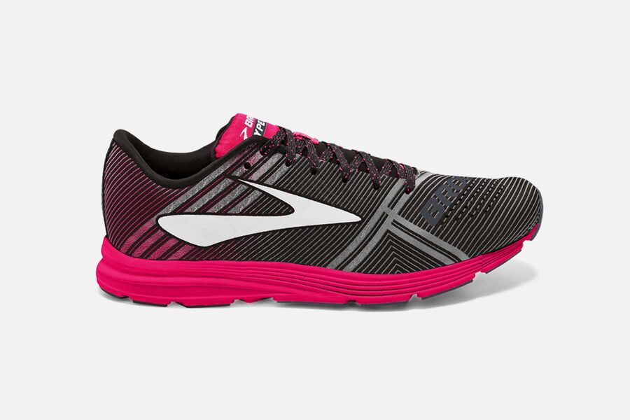 Brooks Hyperion Womens UK - Cross Country Shoes - Black/Pink 069-GIHPVZ